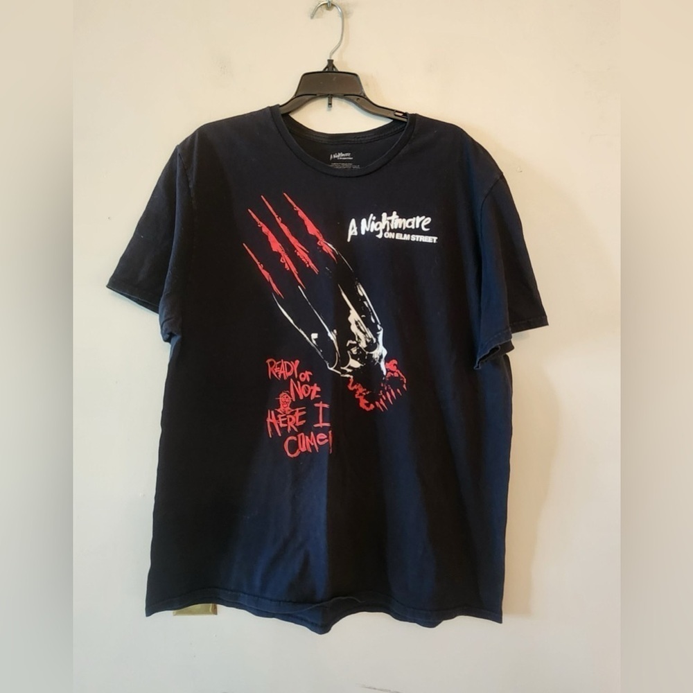 A Nightmare On Elm Street Ready Or Not Graphic T-Shirt Men’s 2XL XXL Black